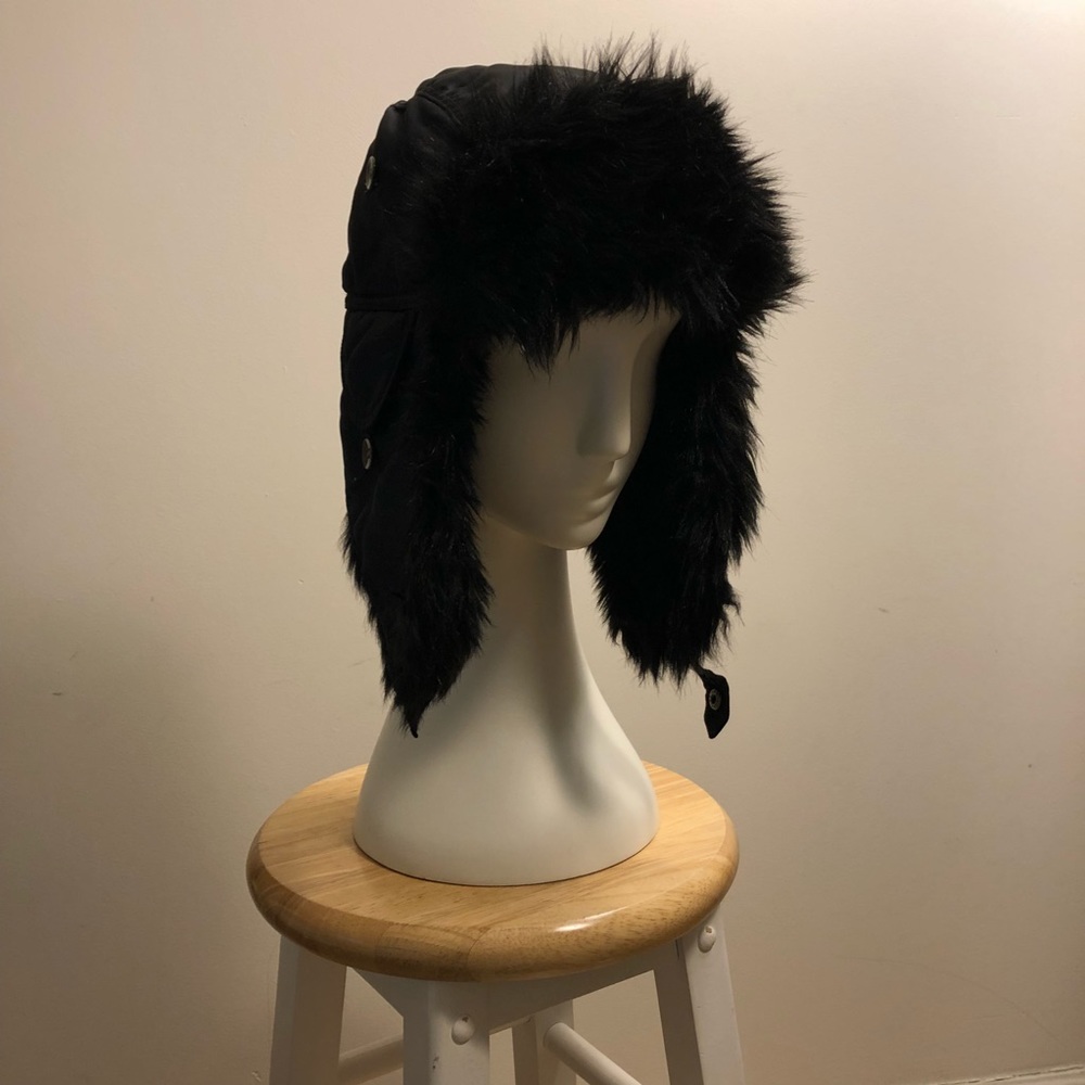Ralph Lauren PJC black bomber hat - one size